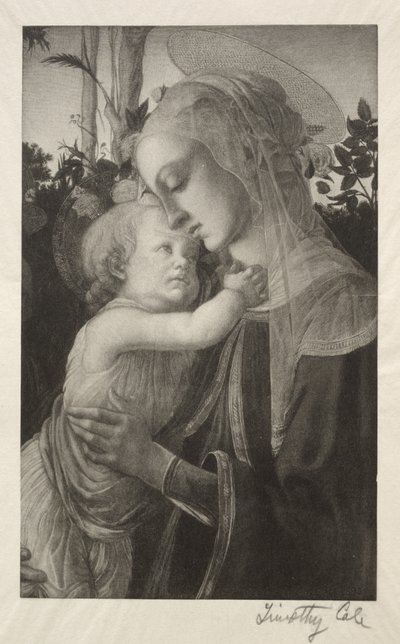 Vieux maîtres italiens : Madone et enfant, 1890 - Timothy Cole