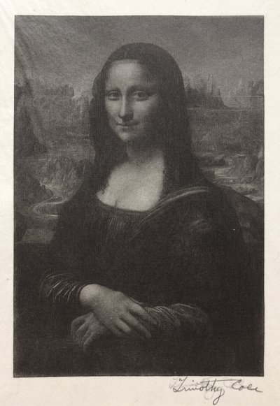 Maîtres italiens anciens : Mona Lisa, 1888-1892 - Timothy Cole