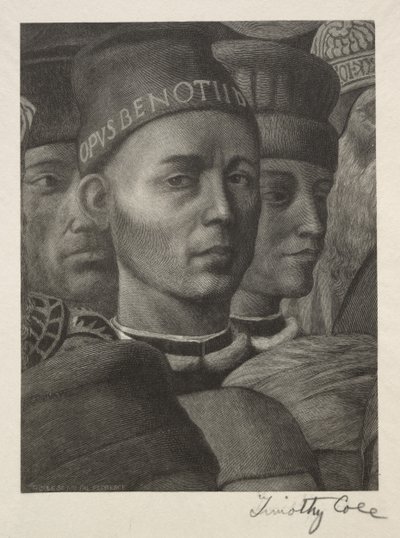 Maîtres Italiens Anciens : Portrait de Benozzo Gozzoli, 1888-1892 - Timothy Cole