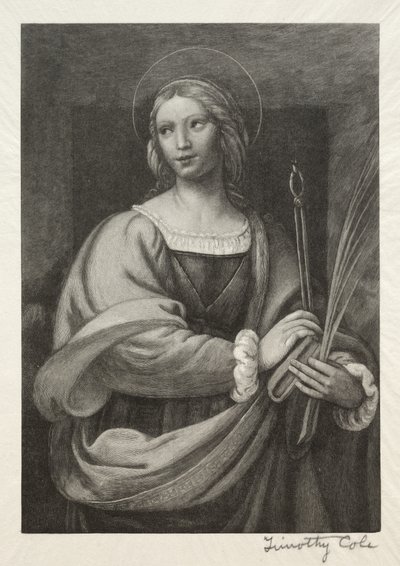 Vieux maîtres italiens : Sainte Apollonie, 1888-1892 - Timothy Cole