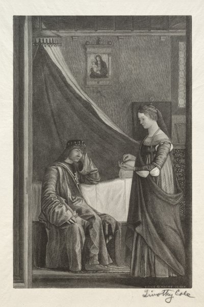 Maîtres italiens anciens : Sainte Ursule avec son père, 1888-1892 - Timothy Cole