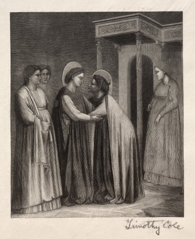 Vieux maîtres italiens : La Visitation, 1888-1892 - Timothy Cole