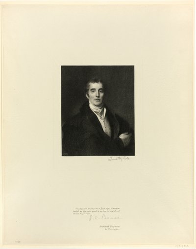 Le duc de Wellington, des anciens maîtres anglais - Timothy Cole