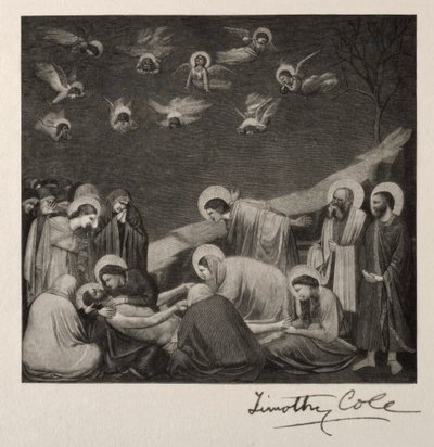 La Mise au tombeau, 1887 - Timothy Cole
