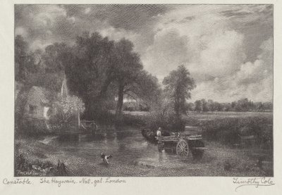 Le Chariot de foin - Timothy Cole after John Constable