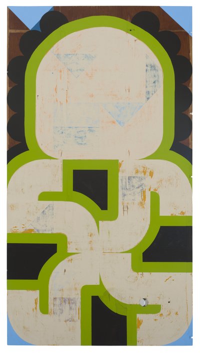 Sap Runner, 2019 (latex sur panneau trouvé) - Timothy Gierschick II