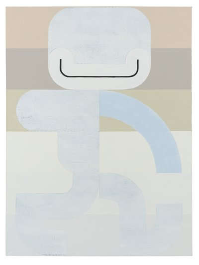 Snow Boy, 2018 (latex et émail sur toile) - Timothy Gierschick II