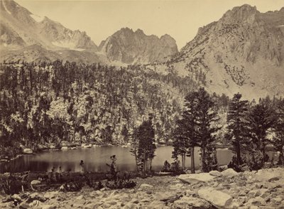 Alpine Lake, dans la Sierra Nevada, Californie - Timothy H. OSullivan