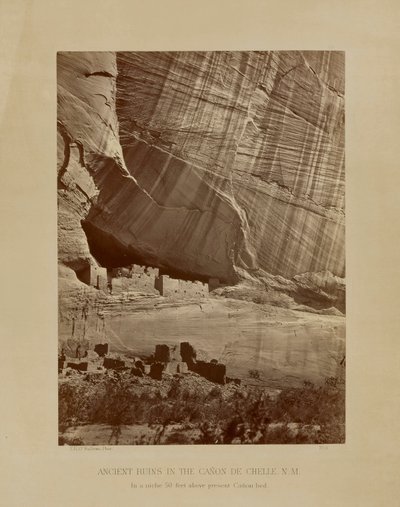 Ancient Ruins in the Cañon de Chelle, N.M. (No. 11, Geographical Explorations and Surveys West of the 100th Meridian) - Timothy H. O