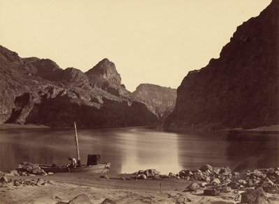 Black Cañon, fleuve Colorado, depuis le camp 8, en regardant vers le haut - Timothy H. OSullivan