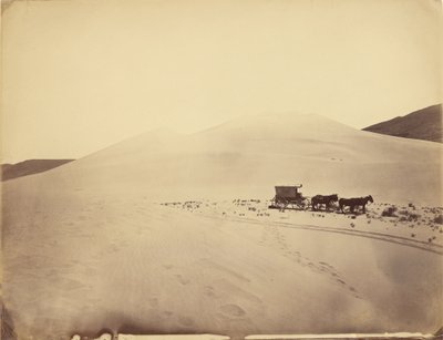 Collines de Sable du Désert près du Sink de Carson, Nevada - Timothy H. OSullivan