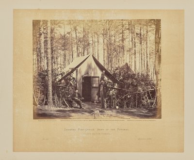 Poste général, Armée du Potomac, Brandy Station, Virginie - Timothy H. OSullivan