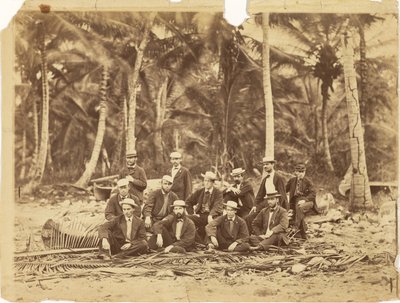 [Lieutenant Commander Thomas O. Slefridge and Members of the Darién Expedition, Isthmus of Darién (Panama)] - Timothy H. OSullivan