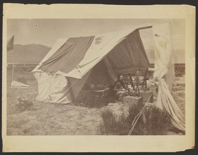 [M. J. Terrey Gardner en tant que U.S. Grant, 40th Parallel, Ruby Valley, Nevada] - Timothy H. OSullivan