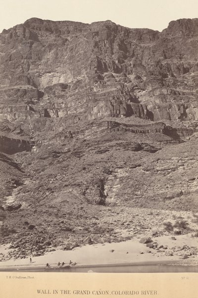 Mur dans le Grand Canyon, rivière Colorado - Timothy H. O