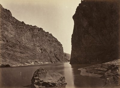 Black Cañon, fleuve Colorado, vue en contrebas, près du camp 7 - Timothy O