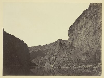 Black Cañon, fleuve Colorado, vue en contrebas depuis le camp Big Horn - Timothy O