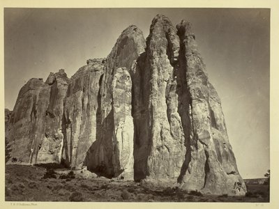 Le côté sud de Inscription Rock, 1873 - Timothy OSullivan