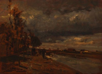 Canal en Hollande - Tina Blau