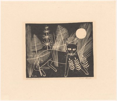 Jeroen op jacht - Tinus van Doorn (signed by artist)
