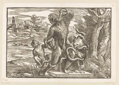 Caricature du groupe Laocoon - Titiaan