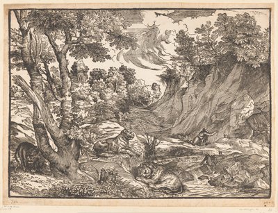 Paysage avec saint Jérôme - Titiaan