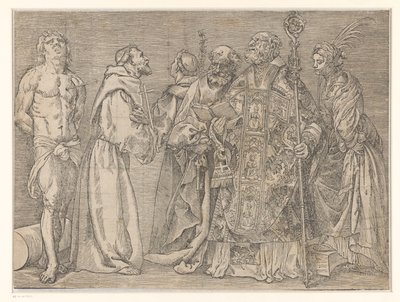 Six saints debout - Titiaan