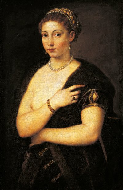 Jeune fille en fourrure - Titian (c.1488 1576)