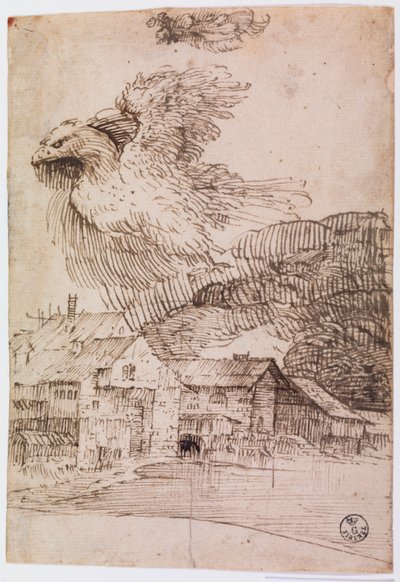 Maisons et un aigle - Titian (c.1488 1576)
