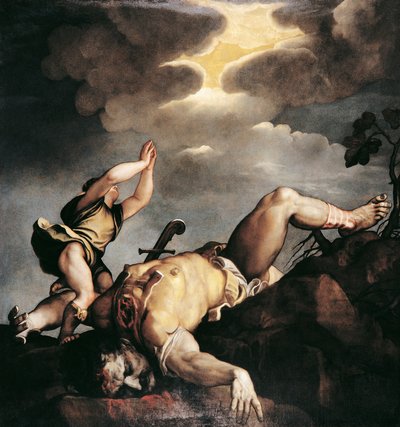 David et Goliath - Titian (c.1488 1576)