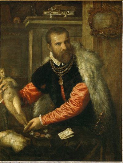 Jacopo de Strada ... (huile sur toile) - Titian (c.1488-1576)