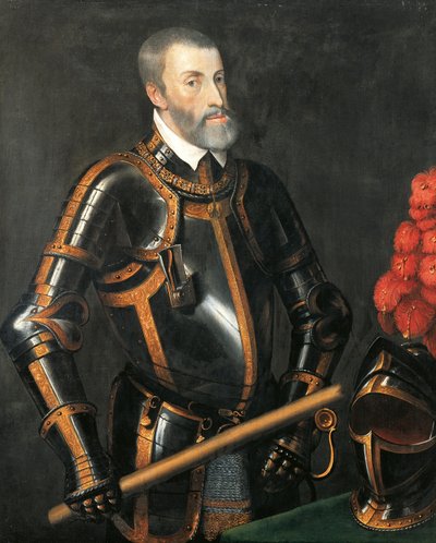 Portrait de Charles V de Hasbourg, Empereur du Saint-Empire romain germanique - Titian (c.1488 1576)