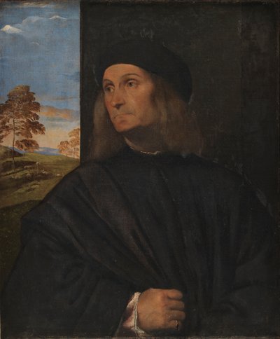 Portrait du peintre vénitien Giovanni Bellini? - Tiziano Vecelli