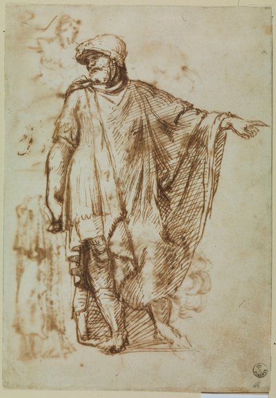 Soldat avec manteau - Titian (c.1488 1576)