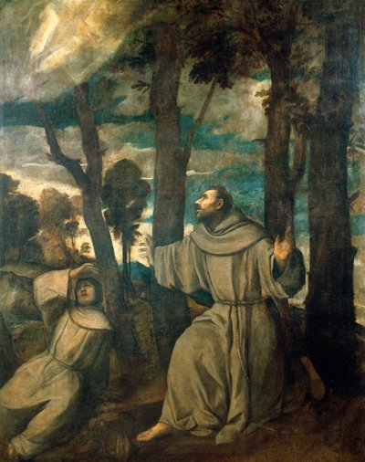 Saint François recevant les stigmates - Titian (c.1488 1576)