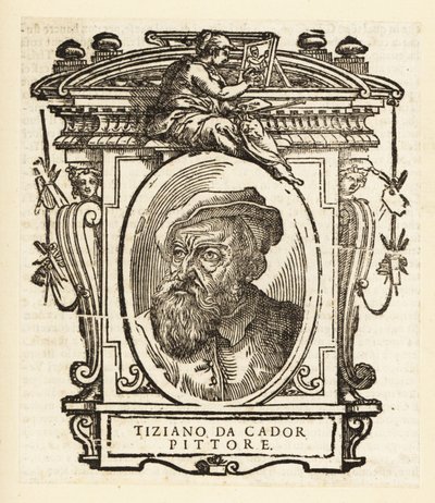Portrait de Titien - Titian (c.1488 1576) (after)
