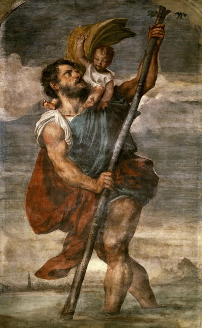 Saint Christophe, 1523-1524 - Titian