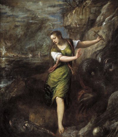 Sainte Marguerite, c. 1565 - Tiziano Vecelli