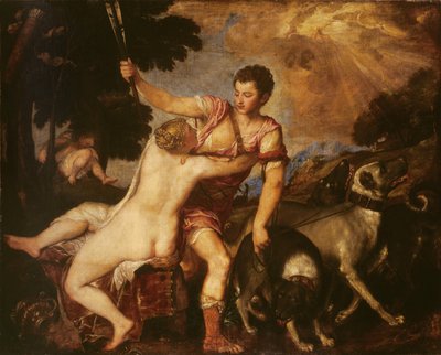 Vénus et Adonis, 1555 - Tiziano Vecelli