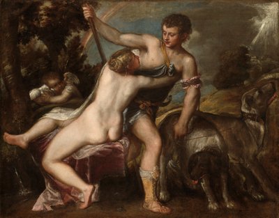 Vénus et Adonis - Titian and Workshop