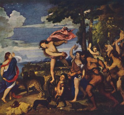 Bacchus et Ariane, 1520-1523, vers 1950 - Tiziano Vecelli