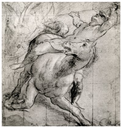 Cavalier tombant, vers 1565, 1937 - Tiziano Vecelli