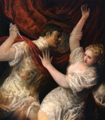 Lucrèce et Tarquin - Tiziano Vecelli