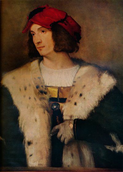 Homme au bonnet rouge, vers 1510 - Tiziano Vecelli