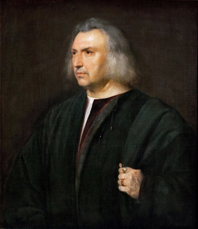 Portrait du médecin Gian Giacomo Bartolotti da Parma - Tiziano Vecelli