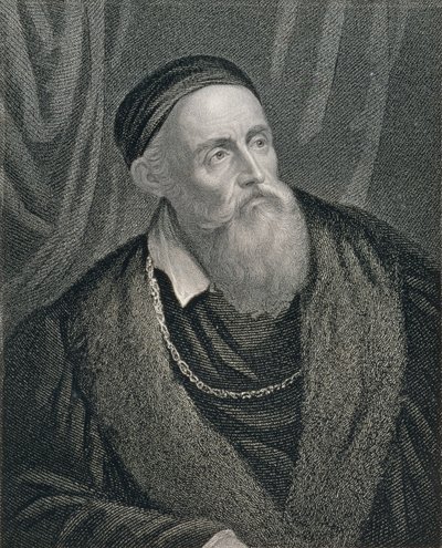 Autoportrait, gravé par William Holl - Tiziano Vecelli
