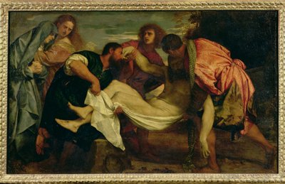 La Mise au tombeau du Christ - Tiziano Vecelli