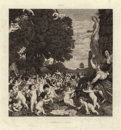 Le culte de Vénus - Tiziano Vecelli