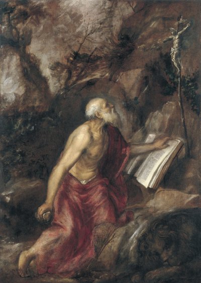 Saint Jérôme pénitent - Tiziano Vecelli