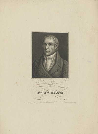 Portrait de Wilhelm Traugott Krug 1770-1842, 1828-1829 - Tobias Falcke